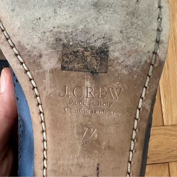 J. Crew Biella Tassel Loafers, navy, size 7.5 - Picture 4 of 11